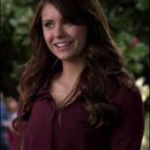 ASO Elena Gilbert TopShop panel shirt